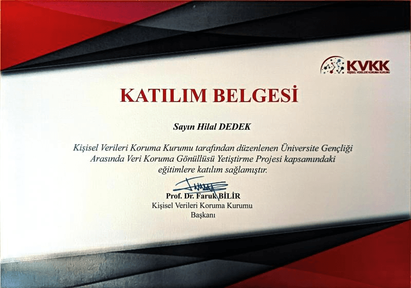 KVKK Sertifikası